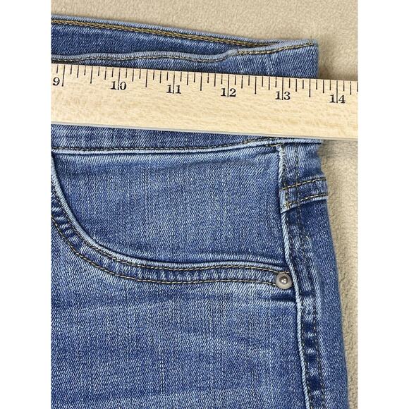 Spanx Jeans Womens Small Blue Pull On Stretch Skinny Slim Denim Adult - Picture 3 of 11